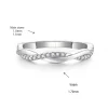 Moissanite 2.0carat Switch Oval Diamond Ring