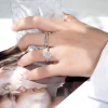 Moissanite 2.0carat Switch Oval Diamond Ring