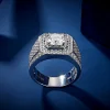Moissanite Men’s 5.0carat Round Diamond Ring 拷贝. Moissanite Men’s 5.0carat Round Diamond Ring