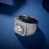 Moissanite Men’s 5.0carat Round Diamond Ring Moissanite Men’s 5.0carat Round Diamond Ring