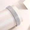 Moissanite 5-Row 2.0mm Tennis Diamond Bracelet