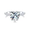 Moissanite 3.5carat Heart Diamond Ring