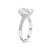 Moissanite 3.0carat Cushion Diamond Ring