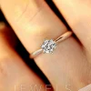Moissanite 1.0carat 6-Prong Solitaire Round Diamond Ring